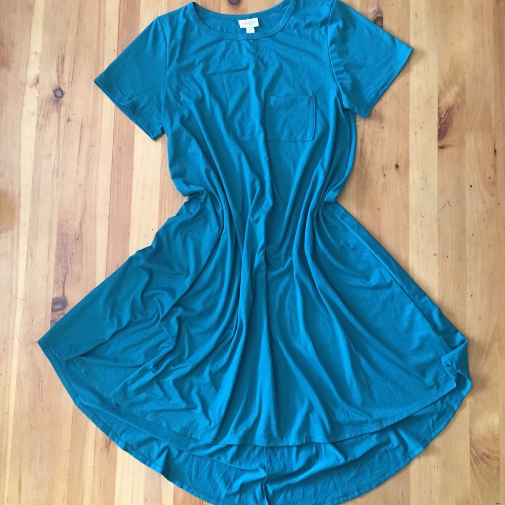 Lularoe Carly Solid Blue - image 1